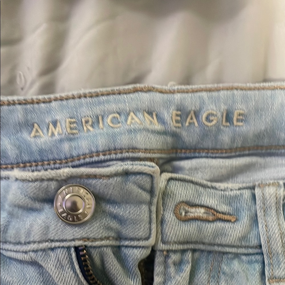 American Eagle Outfitters Light Blue Flare Jeans size 4